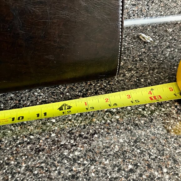 Black leather purse tri colour - Picture 2 of 8